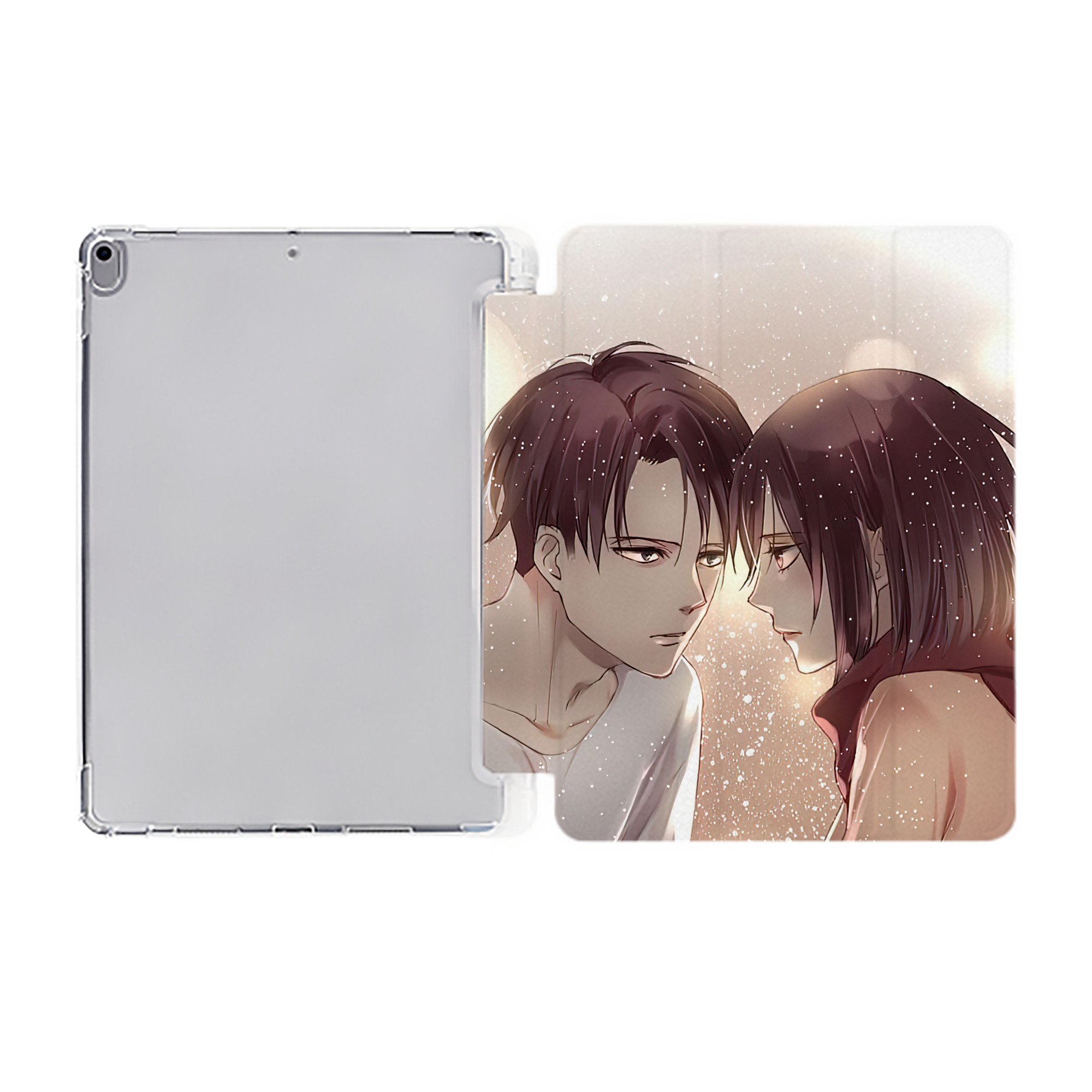 （画像用） 進撃の巨人 Attack on Titan IPad ケース ペン収納付き 三つ折りスタンド PUレザー×シリコン 対応機種9.5/10.5/10.9インチ